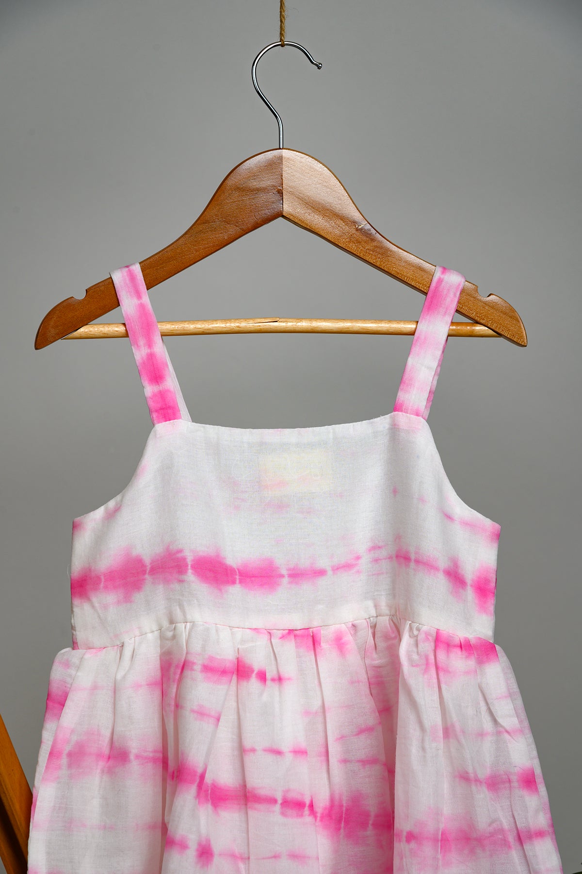 Ivy Shibori Strap Dress for Kids