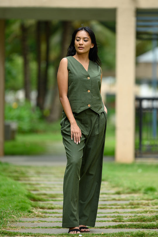 Amber Co-ord Set - Green