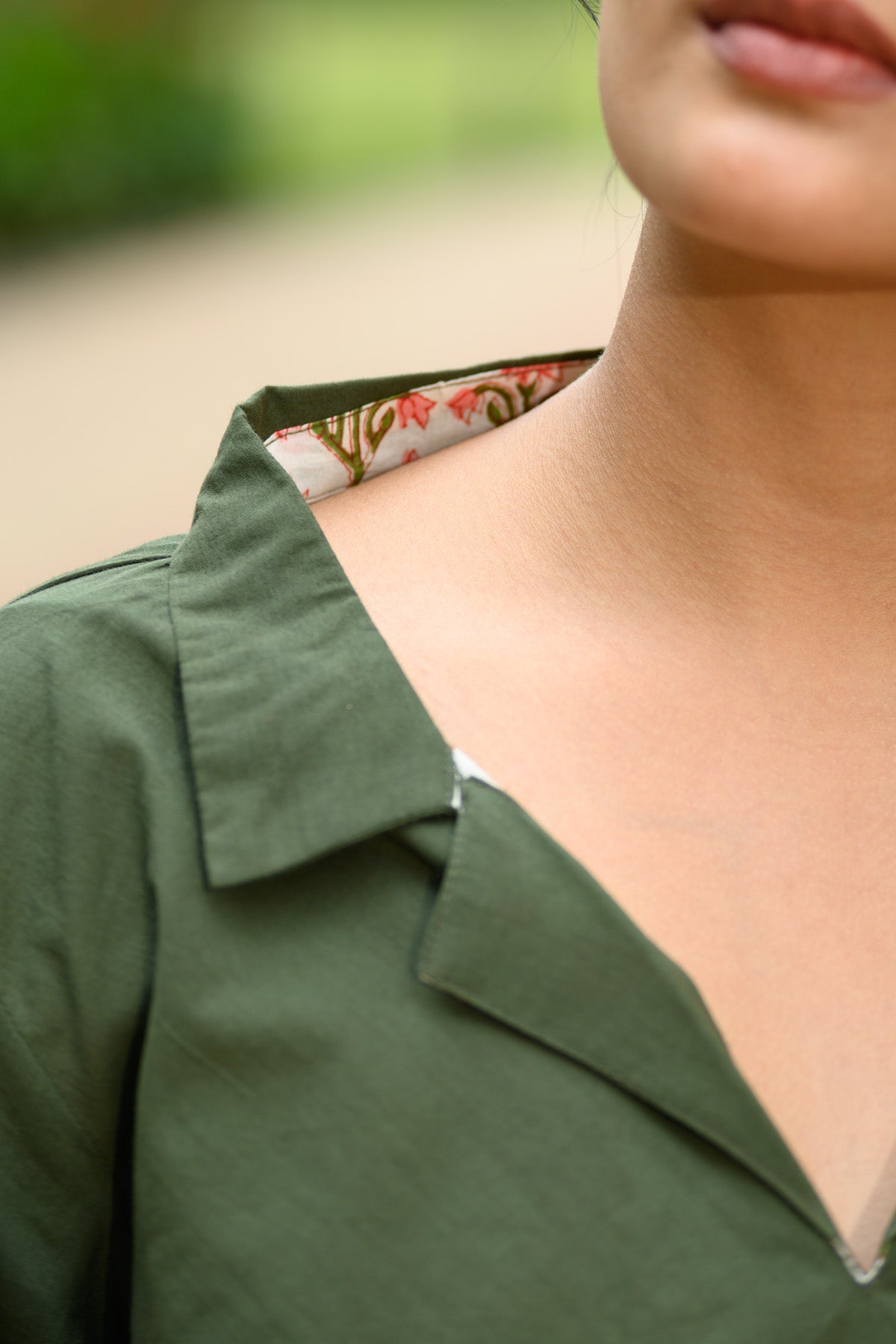Gher Flared Dress - Green
