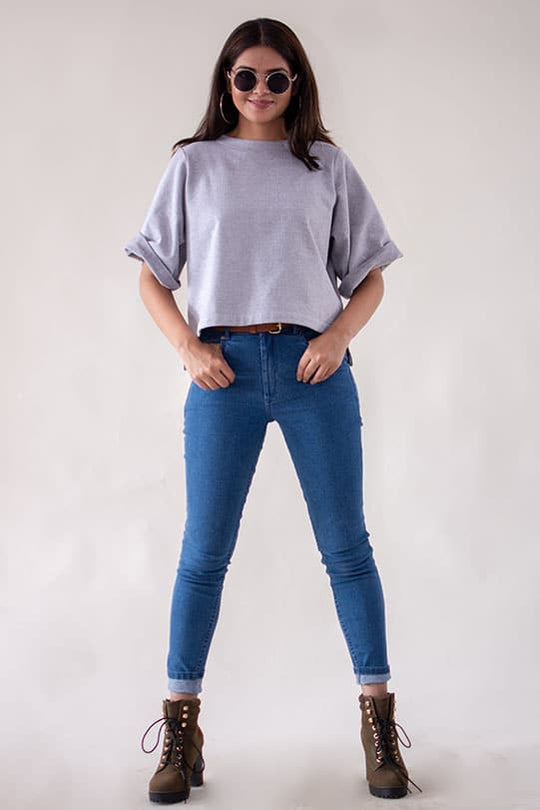 Betty Grey Warm Pullover