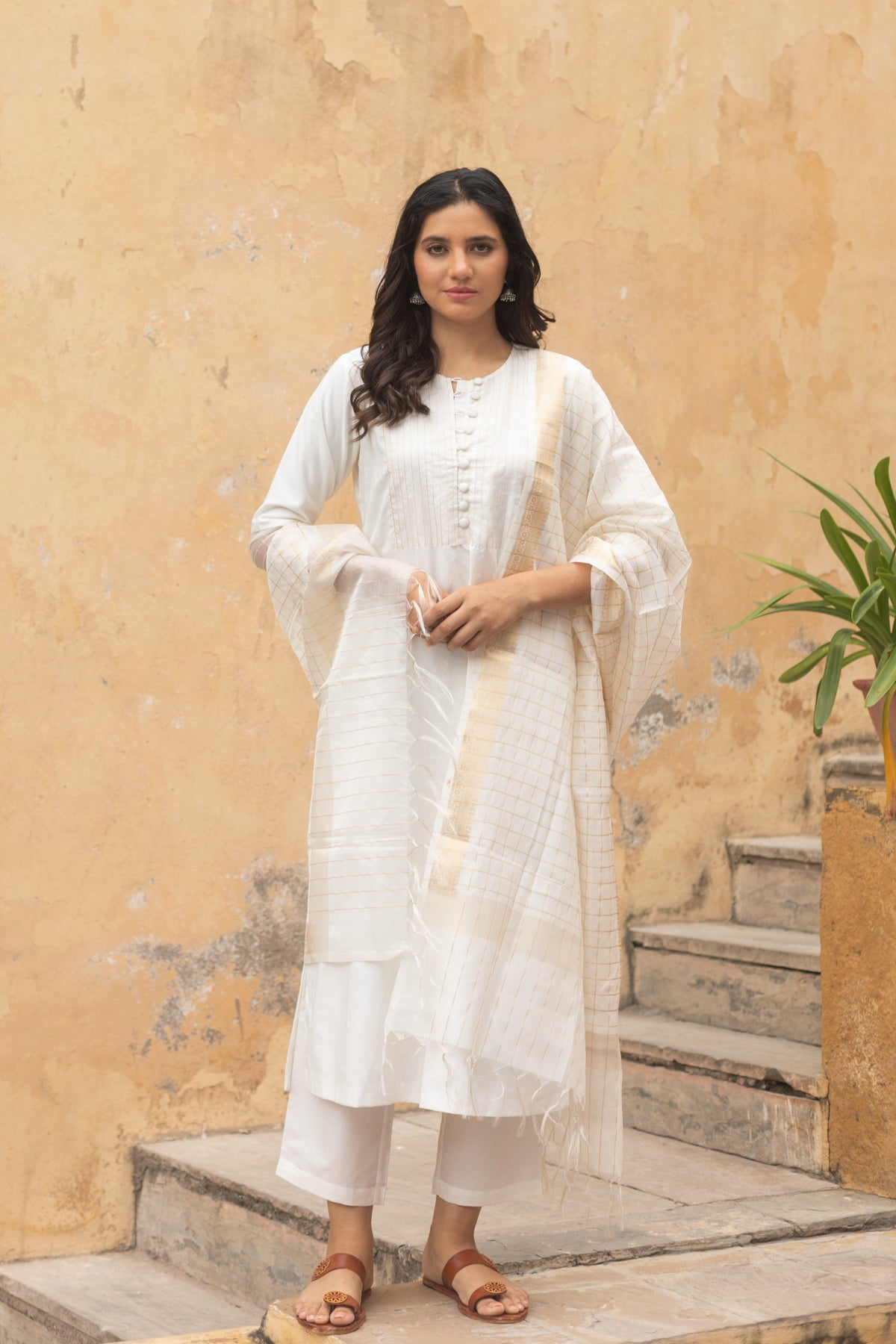 Buy Silk Kurta With Pants for Women Online from Indias Luxury Designers  2023