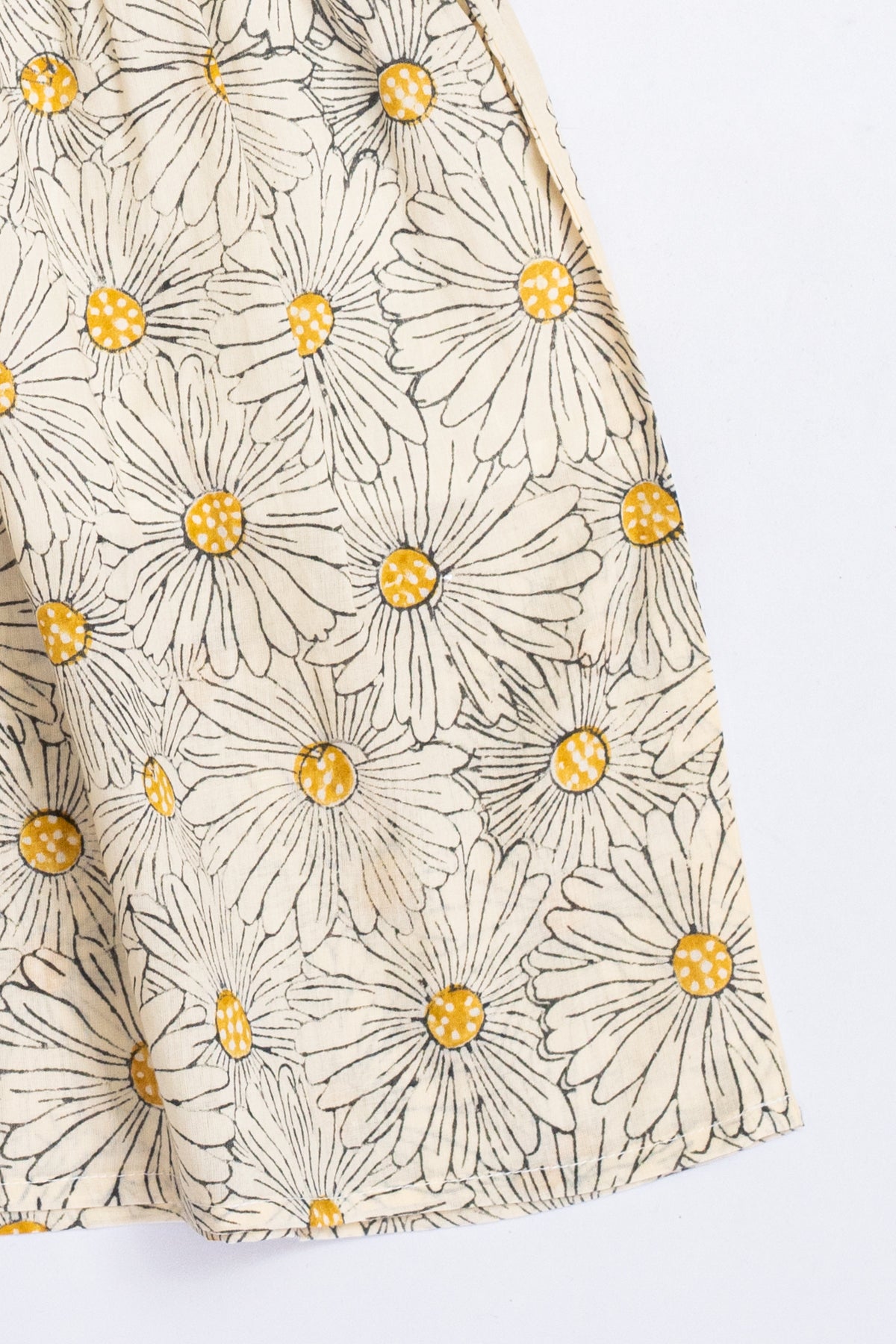 Jelly Sunflower Block Print Dress for Kids