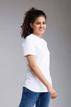 Alexis White Bamboo/Organic Cotton T-shirt right view-1