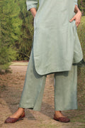 Debbie sage green linen pants